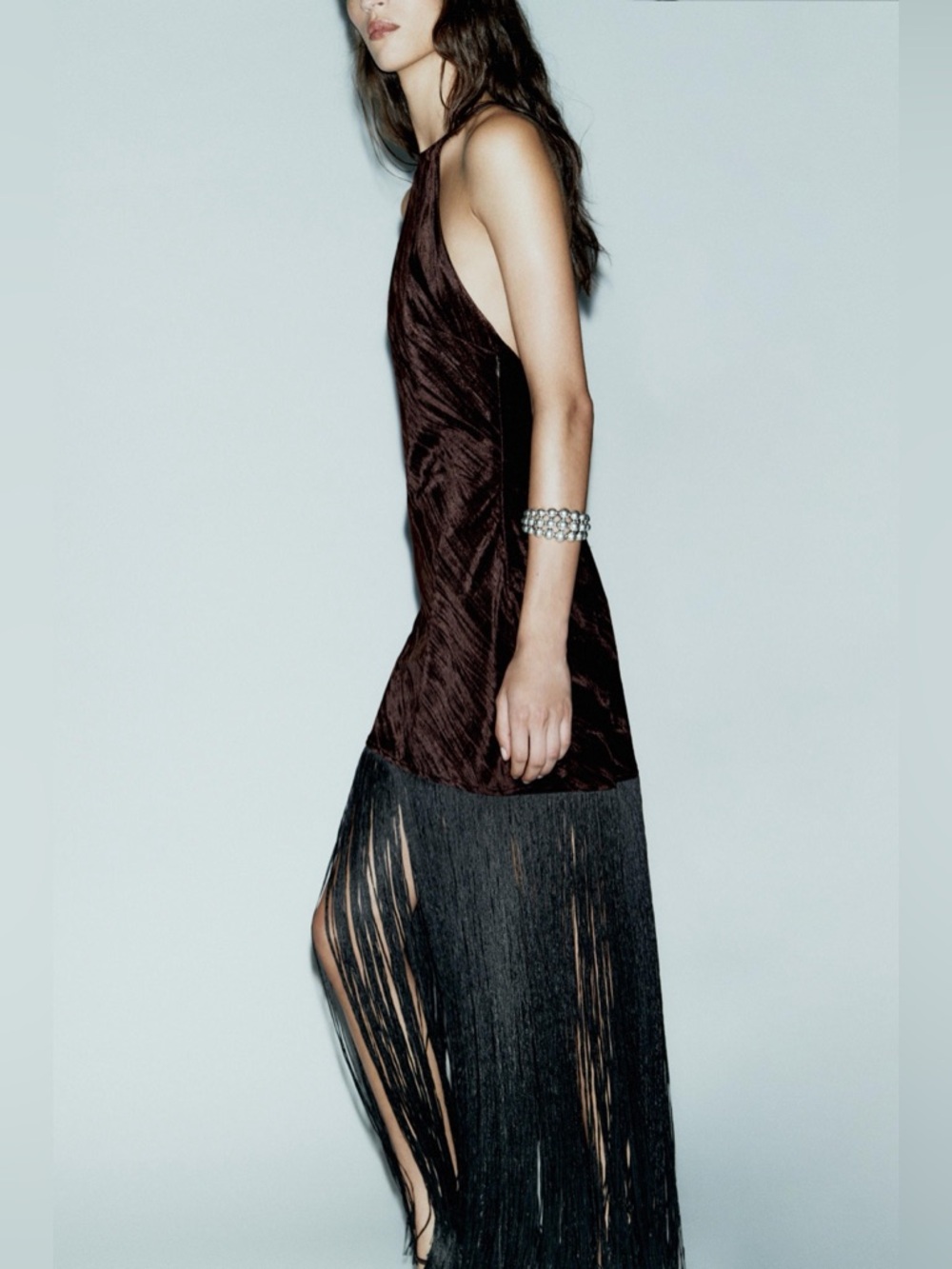 **NEW ZARA FRINGE DRESS** - Picture 6 of 16